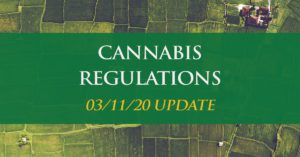Cannabis Regulation Watch – Municipality / City Updates 3/11/20
