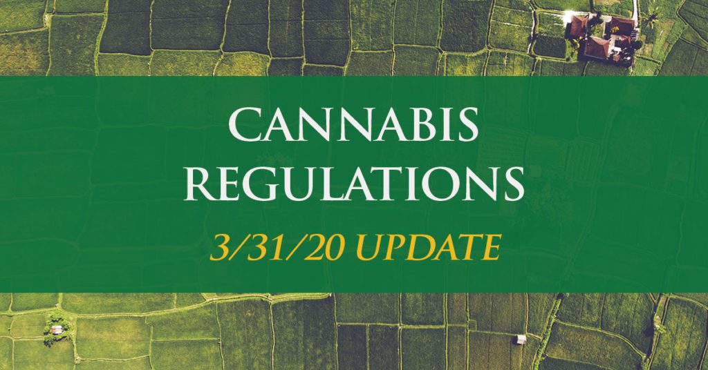 Cannabis Regulation Watch - Crescent City, Concord, Redwood City, and San Leandro 3/30/20
