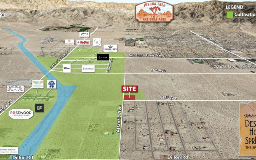 Desert Hot Springs 2.52 AC in Zoned Industrial for Cannabis Cultivation & Manufacturing