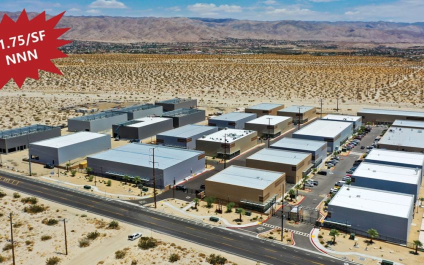 Morongo Industrial Park – Phase 3 16,460 SF Buildings for Sale or Lease with Option