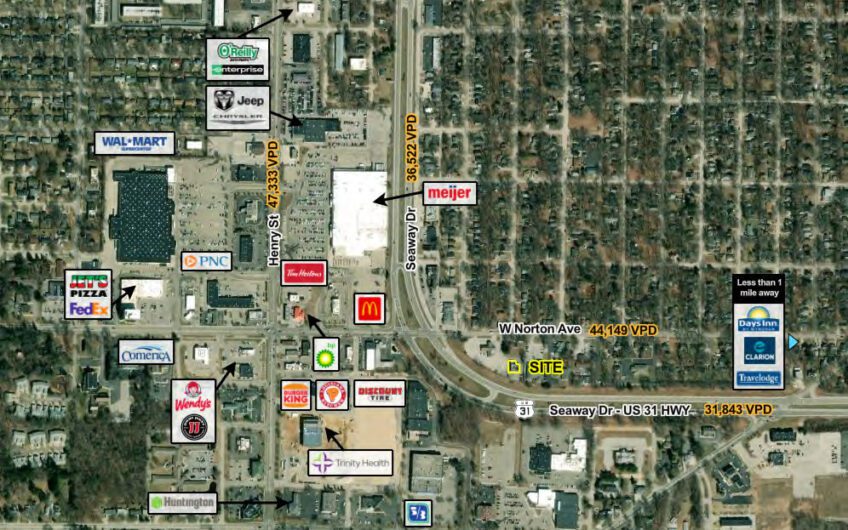 Muskegon, MI Retail / Office / Cannabis Building for Sale