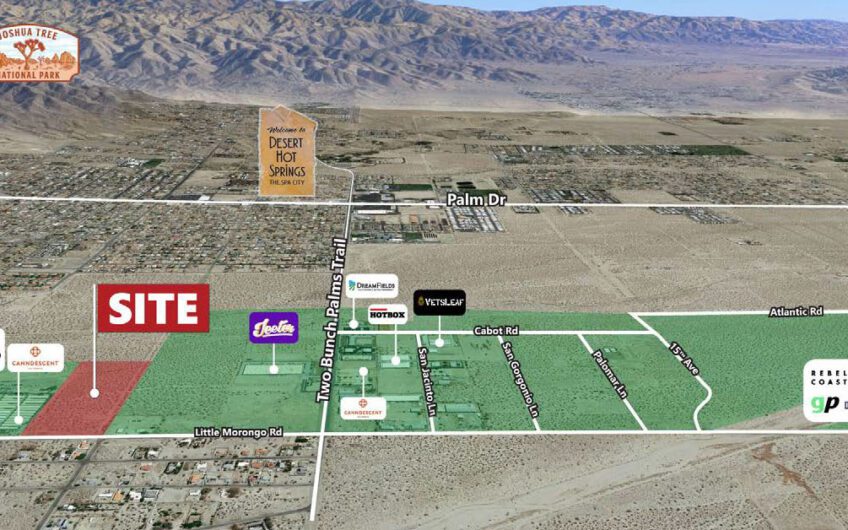 14.62 AC Zoned Industrial for Cannabis in Desert Hot Springs, CA