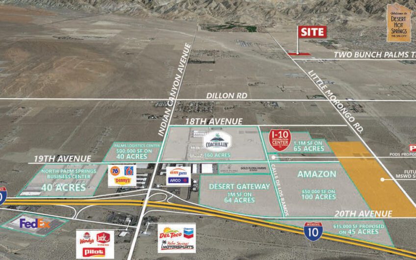 14.62 AC Zoned Industrial for Cannabis in Desert Hot Springs, CA